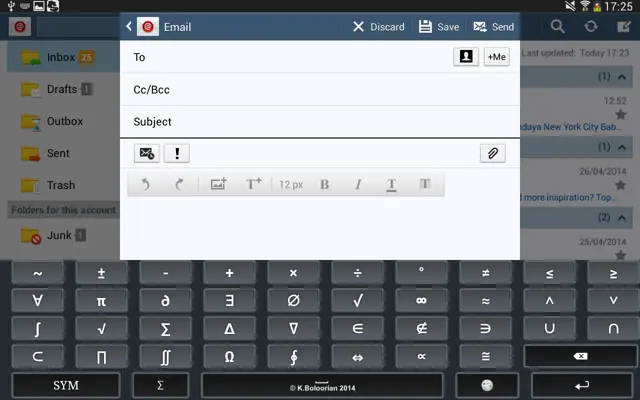 Farsi Keyboard android App screenshot 2